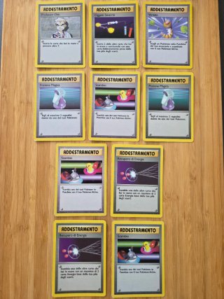 Lotto 20 Carte Pokémon Addestramento Trainer