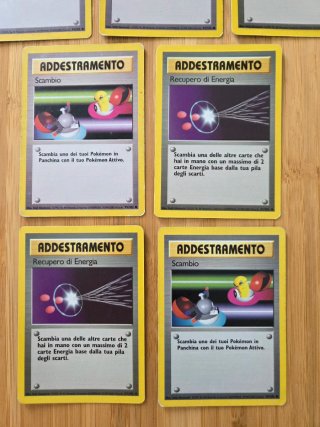 Lotto 20 Carte Pokémon Addestramento Trainer