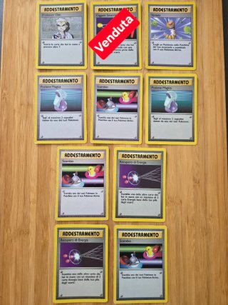 Lotto 19 Carte Pokémon Addestramento Trainer
