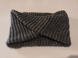 Bufanda cuello Bershka gris