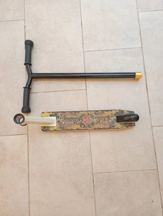 Patinete ajustable infantil freestyle de aluminio