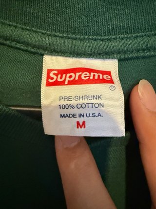 Camiseta Supreme Talla M Verde