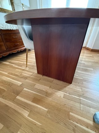Mesa Comedor/Reuniones Ovalada Madera