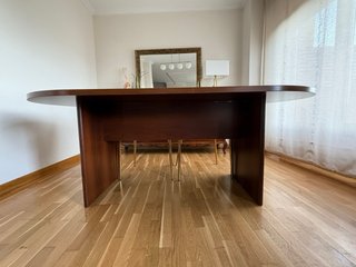 Mesa Comedor/Reuniones Ovalada Madera