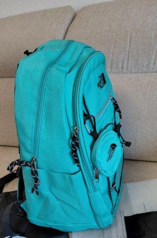 Mochila The North Face Turquesa Unisex