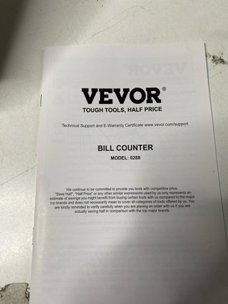 : Contadora de Billetes Profesional VEVOR