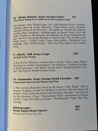 The German defensive battles on the Russian front