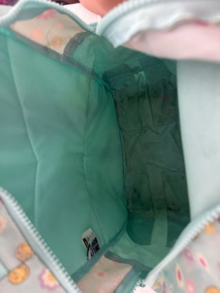Mochila Escolar SmileyWorld Flores Verde Agua