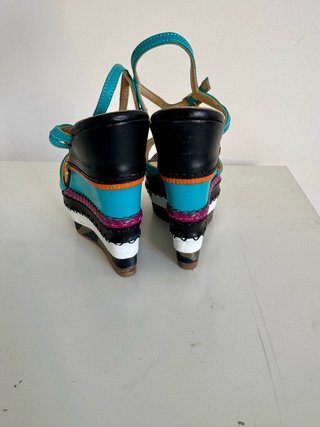 Sandalo con zeppa Braccialini
