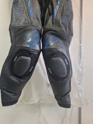 Mono de Moto SHUA Negro y Azul talla 50