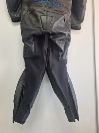 Mono de Moto SHUA Negro y Azul talla 50