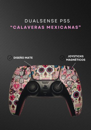 Mando PS5 Calaveras Mexicanas Personalizado