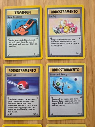 Lotto 9 Carte Pokémon Addestramento Trainer
