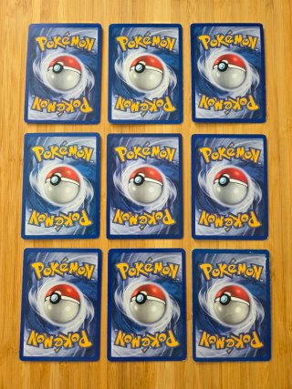 Lotto 9 Carte Pokémon Addestramento Trainer