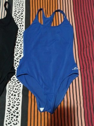 Bañadores talla S Negro y Azul