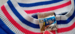 MAILLOT VINTAGE Maillot Ciclismo Azul y Rojo