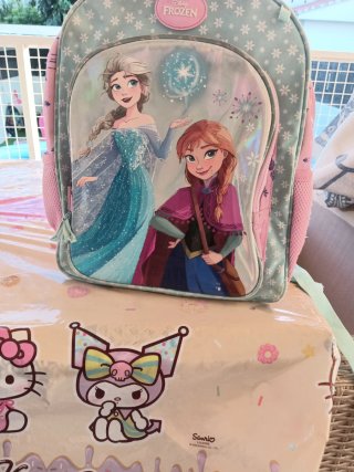 Mochila y estuche escolar Frozen