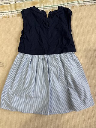 Vestido Tommy Hilfiger niña 92 cm azul