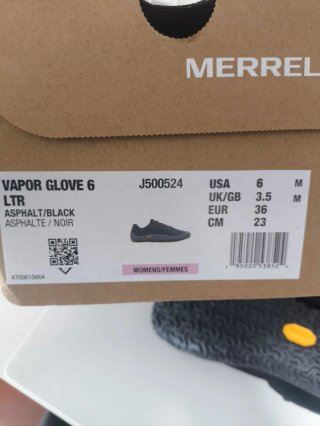 Zapatillas Merrell Glove 6 LTR Barefoot Talla 36