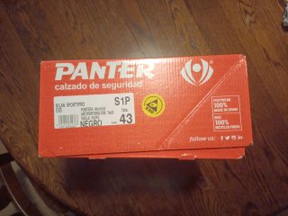 Zapatos casual de seguridad Panter negros