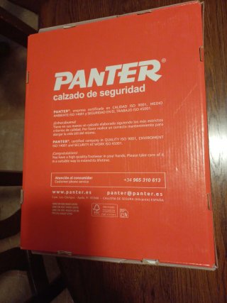 Zapatos casual de seguridad Panter negros