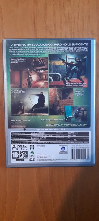 Splinter Cell Chaos Theory PC DVD ROM