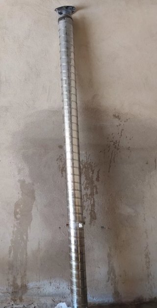 Chimenea Inox 150cm x 3m