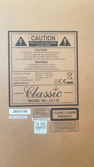 Jukebox Lauson CL130 Retro Premium Mando y Manual
