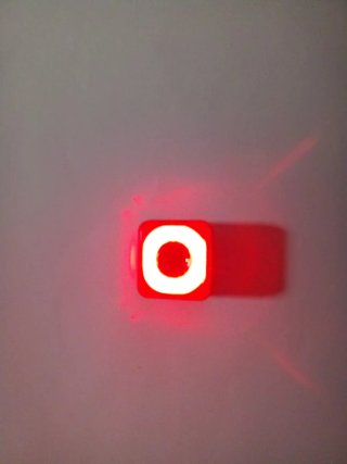 Luz LED para Bicicleta Roja cargador incluído