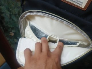 Mochila Cysili Negra y Dorada para carritos ect