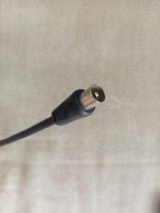 Cable Coaxial RCA Macho A RF Macho 1,5 Metros Toma