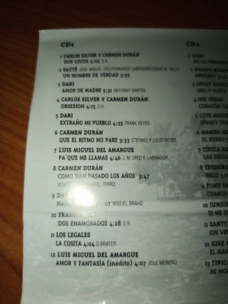 4 CD éxitos música latina