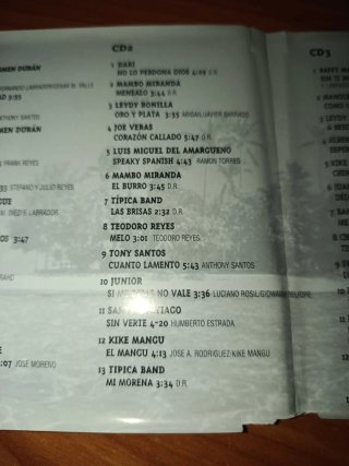 4 CD éxitos música latina