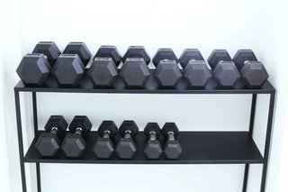7 Pares Mancuernas Hexagonales 2-10kg