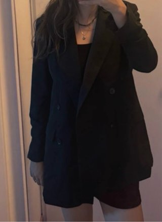 Blazer negro Pull&Bear