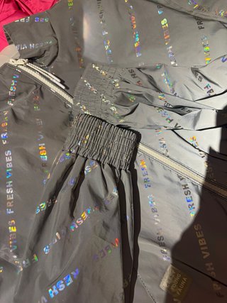 Chaqueta corta reflectante