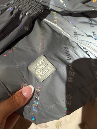Chaqueta corta reflectante