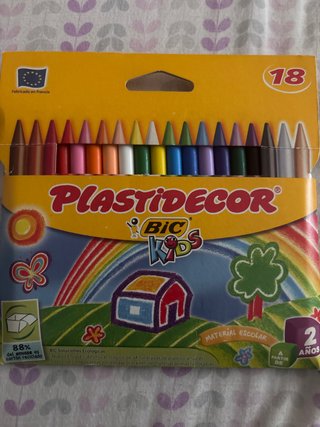 Caja 18 Pinturas Plastidecor BIC Kids