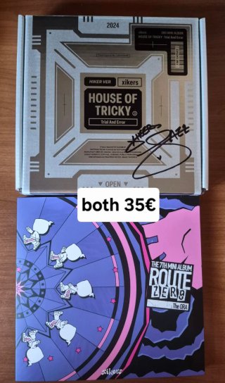 xikers album signed firmado Minjae