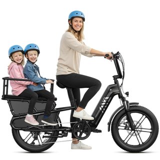 Bicicleta Eléctrica Hauler Cargo Long-Tail