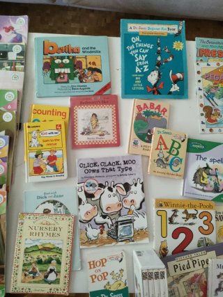Lote 40 libros infantiles en inglés o bilingües