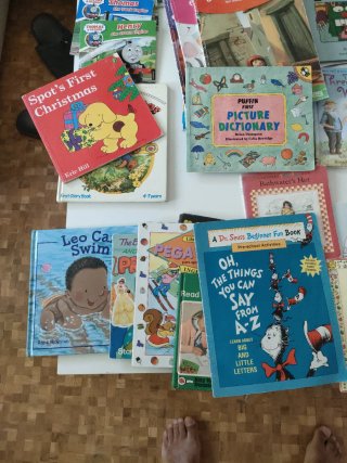 Lote 40 libros infantiles en inglés o bilingües