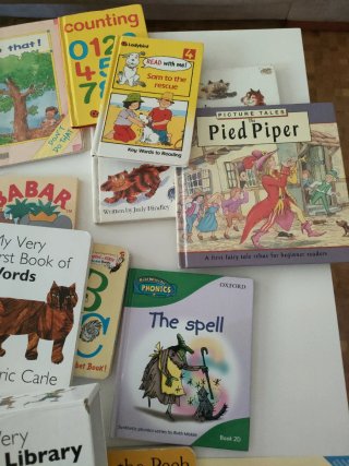 Lote 40 libros infantiles en inglés o bilingües