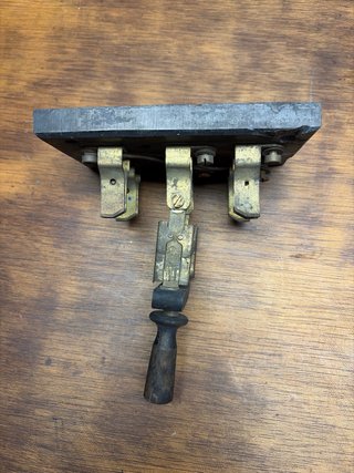 Interruptor Cuchillas/Guillotina vintage