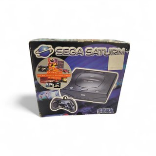 CONSOLA SEGA SATURN MK-80200A+MANDO, CABLES, CAJA, MANUAL Y UN CD DEMO