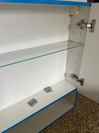 Mueble baño 2 puertas espejo
