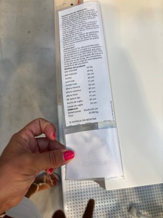Escritorio blanco  nuevo Sin usar MEDIDAS EN FOTO