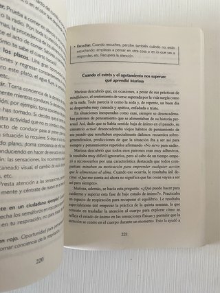 Libro “Mindfulness” Guía práctica.