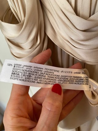 Vestido Zara Talla XS/34 Cuello Halter