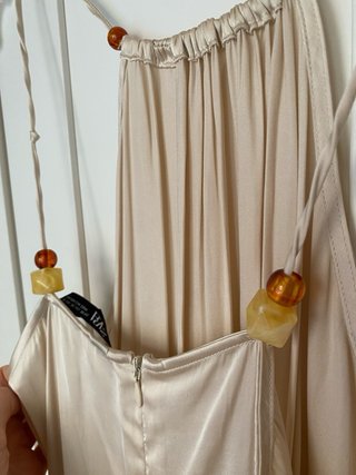 Vestido Zara Talla XS/34 Cuello Halter